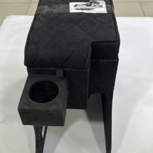 تكاية وسطية تويوتا فورشنر شامواه أسود مطرز Toyota Fortuner Black Suede Center Console Box