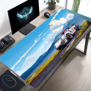 بساط مكتب ممتد بحجم XXL بتصميم بورشه 911 - XXL Extended Desk Mat Vintage Porsche 911 Design