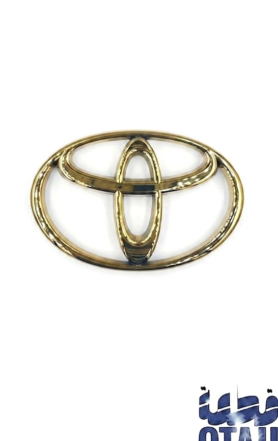 شعار / علامة شبك أمامي لون ذهبي - أصلي وكالة تويوتا (شاص / ربع)Genuine Toyota Front Grille Logo Emblem (Gold