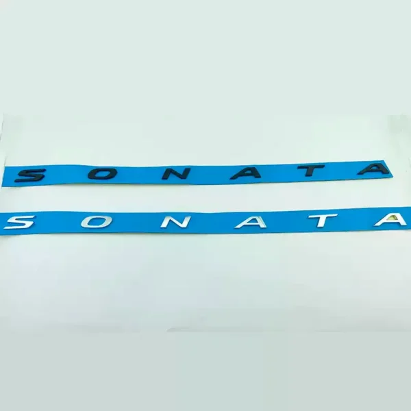 شعار أحرف سوناتا كروم خلفي للسيارات - Sonata Chrome Rear Letter Car Emblem Badge