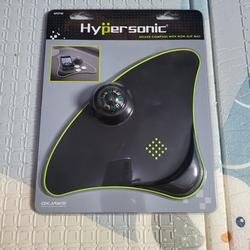 بوصلة طبلون ديلوكس كروية مع قاعدة مانعة للانزلاق - Hypersonic Deluxe Auto Dashboard Compass With Non-Slip