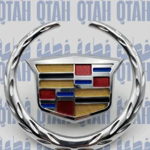 علامة شعار كاديلاك إسكاليد درع وإكليل لاصق مع كرت - Cadillac Escalade Crest & Wreath Adhesive Emblem Badge