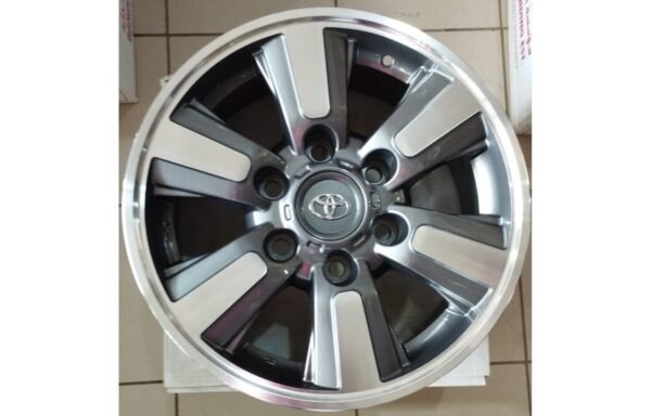 طقم 4 جنوط تويوتا فورتشنر 2010 مقاس 16×7 إنش 6 مسمار (صيني كوبي ون درجة أولى)Set of 4 Toyota Fortuner 2010