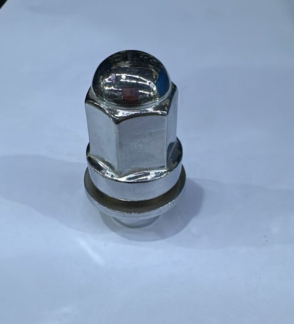 صامولة كفرات نيسان طويلة مع وردة مقاس 12x1.25 كروم - Nissan Long Mag Style Lug Nut