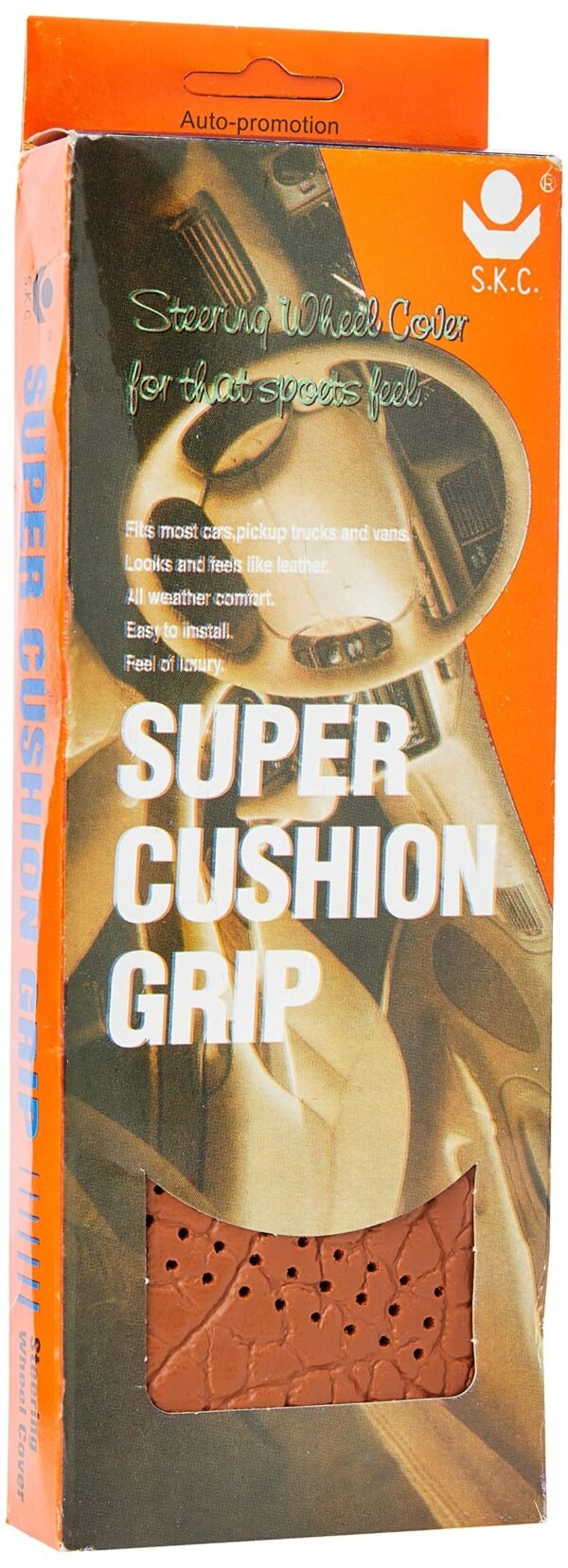 تلبيسة دركسون سوبر كوشن جريب UNC عودي - UNC Super Cushion Grip Maroon Steering Wheel Cover