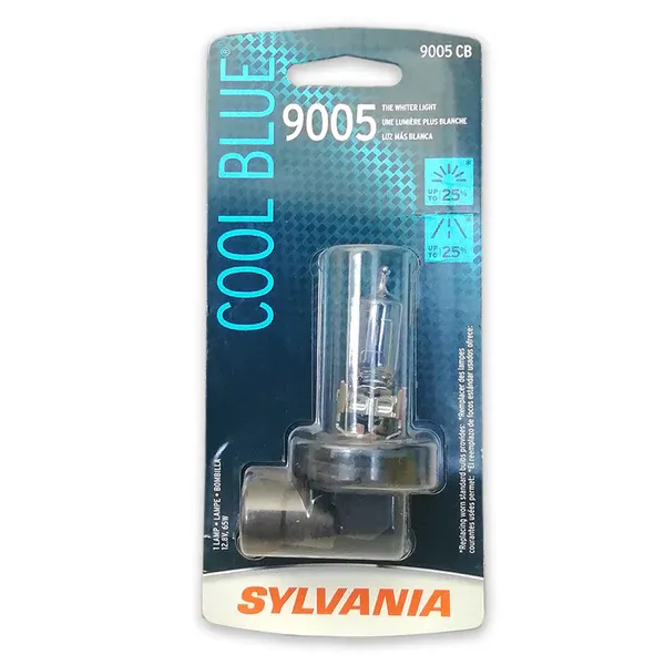 لمبة هالوجين سيلفانيا كول بلو 9005 الأمامية للسيارات - Sylvania Cool Blue 9005 Halogen Car Headlight Bulb