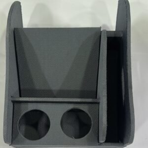 تكاية السيارة الداخلي Car Center Console Organizer - حامل أكواب مزدوج ودرج تخزين ذكي Dual Cup Holder &