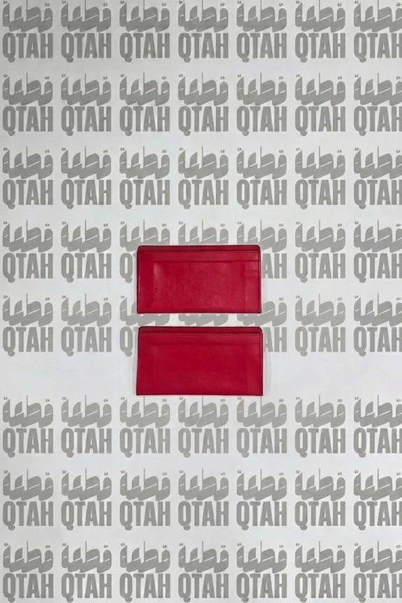 طقم مخابي أبواب داخلية (جيوب ديكور) وطني لون أحمر للجمس والشفر 1981-1987