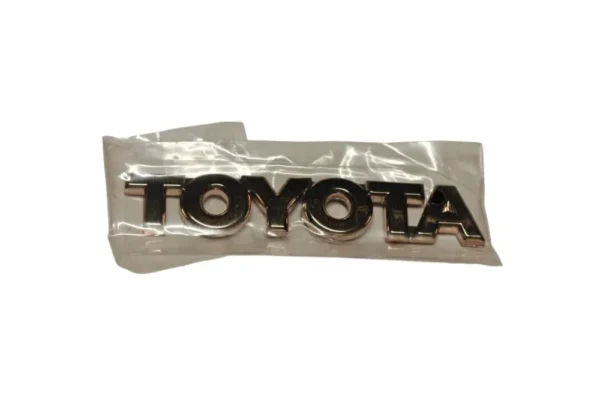 شعار أحرف تويوتا ذهبي خلفي للسيارات - Toyota Golden Rear Letter Car Emblem Badge