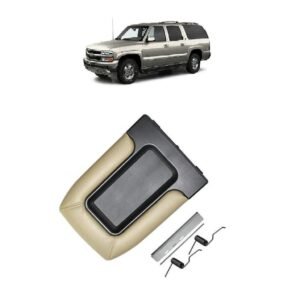غطاء وتكاية كونسول وسطي لون بيج جمس وتاهو وشيفروليه وكاديلاك (2002-2006) - Beige Center Console Armrest Lid