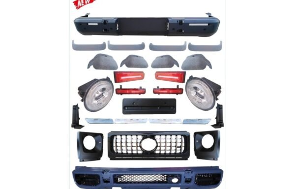 بودي كيت مرسيدس G63 2019 مع الزيق الجانبي صيني درجة أولى / Mercedes G63 AMG 2019 Complete Body Kit with Side