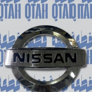 شعار نيسان كروم حجم كبير مع لاصق خلفي للسيارات