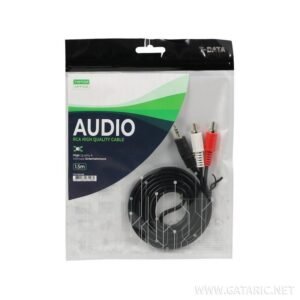 سلك كابل صوت ستيريو 3.5 ملم إلى 2RCA فوجيشكا 1.5 متر