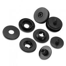 طقم كلبسات مسامير تثبيت فرشات وأرضيات السيارة ومنع انزلاقها (4 قطع) - Universal Car Floor Mat Fasteners