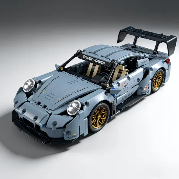 مجموعة مكعبات بناء سيارة السباق الرياضية (Sports Race Car Building Blocks Set)