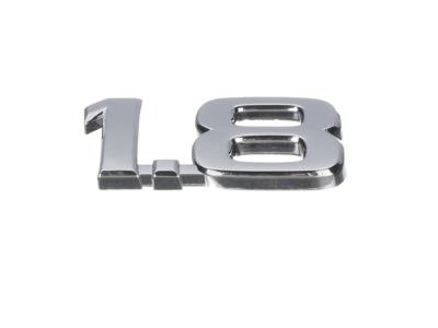 علامة كتابة 1.8 كروم لسعة المحرك - 1.8 Emblem Chrome