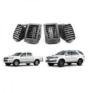 ديكور فتحات مكيف وسط مع الريش تويوتا هايلوکس (2006-2015) - Center Dashboard A/C Air Vent Trim Panel with