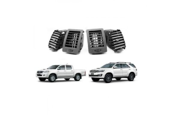 ديكور فتحات مكيف وسط مع الريش تويوتا هايلوکس (2006-2015) - Center Dashboard A/C Air Vent Trim Panel with