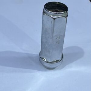 صامولة جنط نيسان طويلة كروم نيكل مقاس 12x1.25 الجودة Nissan Deep Chrome Nickel Wheel Lug Nut Premium