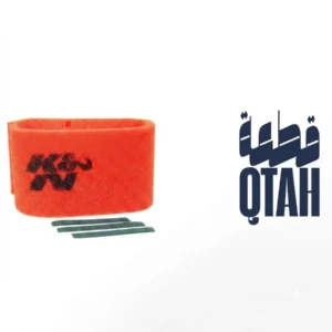 شراب فلتر هواء رياضي K&N أحمر اسفنجي عالمي 25-3900