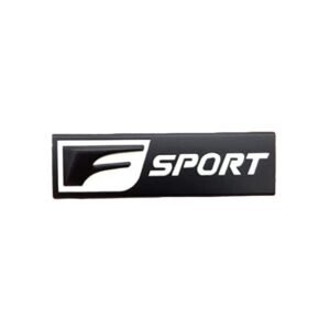شعار إف سبورت رياضي لسيارات لكزس - Lexus F SPORT Chrome Luxury Car Emblem Badge