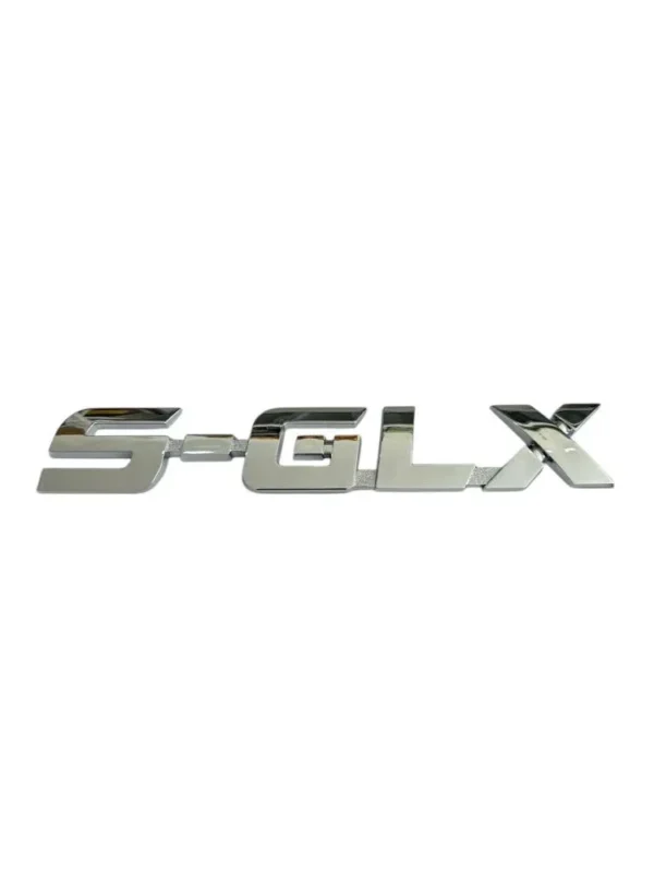 شعار أحرف إس جي إل إكس كروم فئة فاخرة للسيارات - S-GLX Premium Trim Chrome Car Letter Emblem Badge