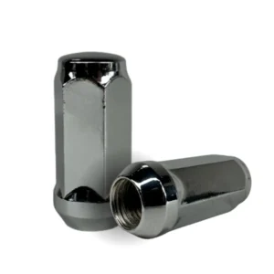 صامولة كفرات برايد طويلة مقاس 14x1.5 نيكل - Braid Long Wheel Lug Nut