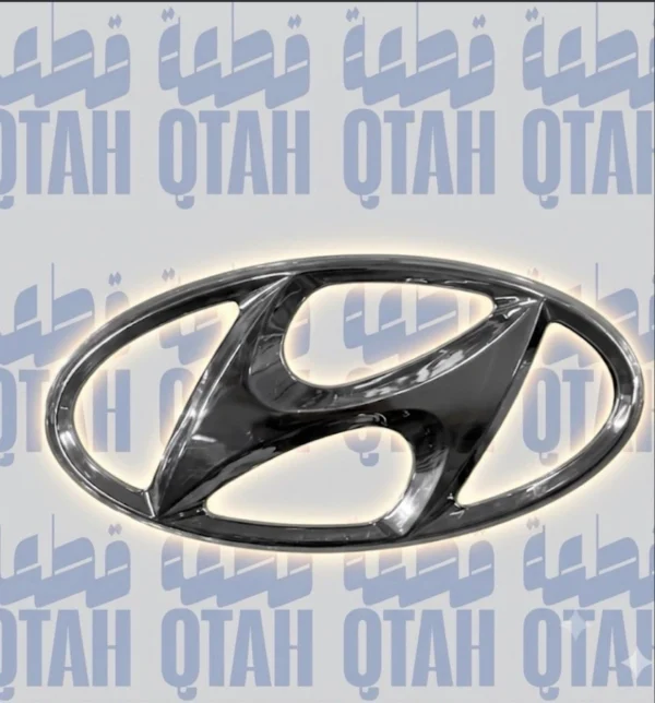 علامة شعار شبك أمامي هيونداي سوناتا 2011 - 2014 كروم فضي - Hyundai Sonata 2011 - 2014 Front Grille 2011-2014