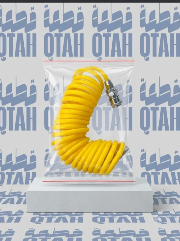 لي هواء حلزوني أصفر مرن للكومبريسور