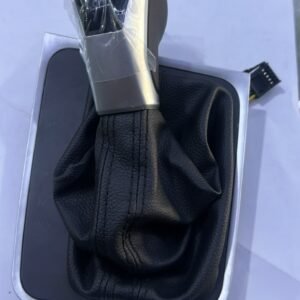 مقبض جير أوتوماتيك جلد مع جراب وفيشة إضاءة LED - Leather Automatic Gear Shift Knob with Boot and LED Light