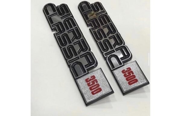 طقم علامات الرفارف الجانبية حجم 3500 للجمس والشفروليه (1981-1987) للجهتين