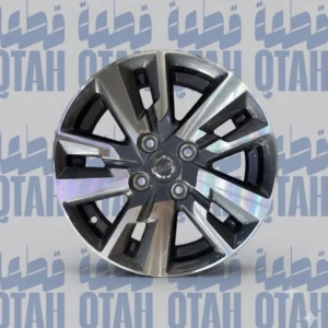 جنط نيسان صني / فيرسا مقاس 16 مكحل (حبة واحدة)En: Single Nissan Sunny / Versa 16-Inch Machined Wheel Rim (1