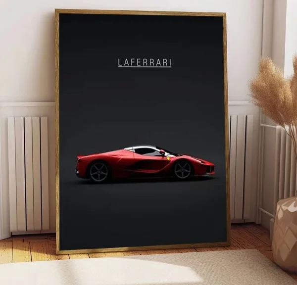 لوحة ملصق فيراري لافيراري