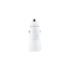 شاحن ذكي من فونيكوم باللون الأبيض - الأداء والأمان في جهاز واحدFONECOM Smart Car Charger White - Performance