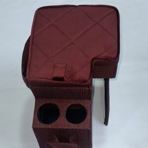 تكاية يد وسطية هايلوكس (2016 فما فوق) شامواه وقماش عنابي / Toyota Hilux (2016-Up) Center Armrest Console