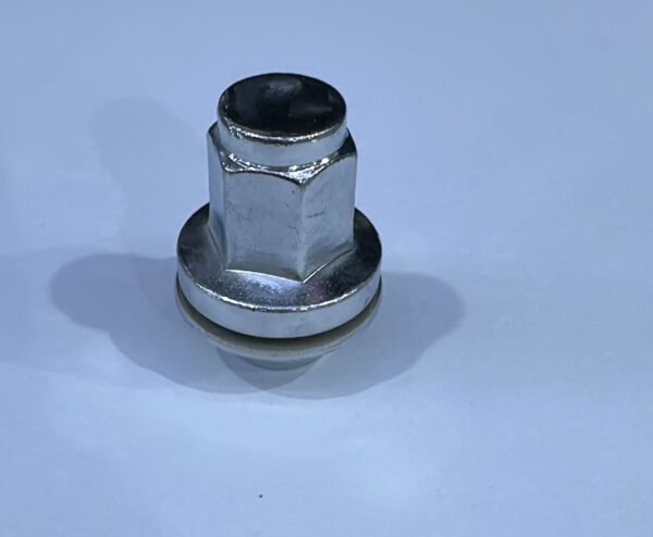 صامولة جنط تويوتا / ليد طويلة مع وردة مقاس 12x1.5 كروم الجودة Toyota / Universal 12x1.5 Deep Wheel Lug Nut