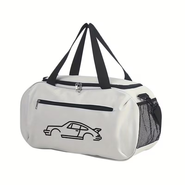 حقيبة سفر رياضية مقاومة للماء بطبعة سيارة - Waterproof Car-Print Sports Duffel Bag