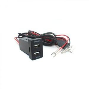 منفذ شاحن يو إس بي جاوس لسيارات تويوتا فيجو بقوة 2.1 أمبير مع شاشة فحص الجهد