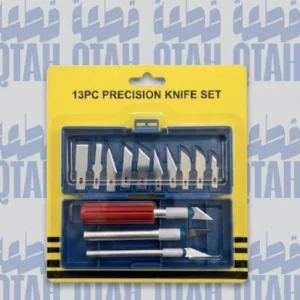 طقم سكاكين نحت وأشغال يدوية دقيقة 13 قطعةEn: 13PC Precision Knife Set
