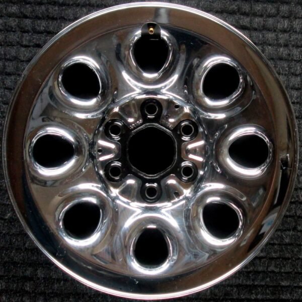 جنط جمس سييرا أصلي وكالة مستخدم مقاس 17 كروم (GMC Sierra OEM Used 17" Chrome Wheel Rim)