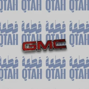 شعار شبك جمس أحمر كروم حجم صغير جداً للسيارات