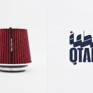 فلتر هواء رياضي حجم كبير مقاس متغير 3 - 3.5 - 4 إنش 8166