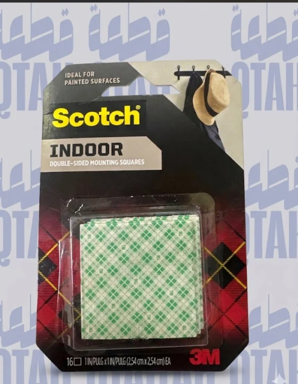 مربعات لاصقة بوجهين سكوتش 3M داخلية للأسطح المصبوغةProduct Name: Scotch 3M Indoor Double-Sided Mounting