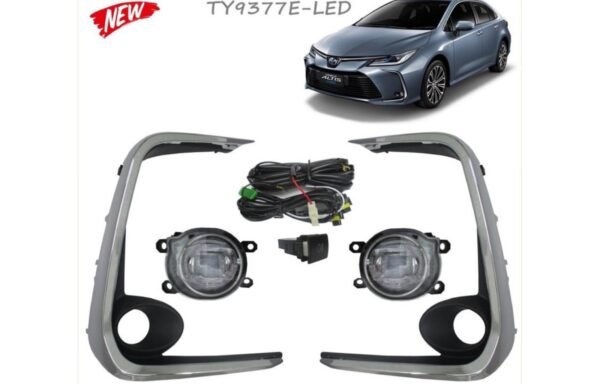 طقم كشاف ضباب تويوتا كورولا 2019 ليد - Toyota Corolla 2019 LED Fog Light Kit
