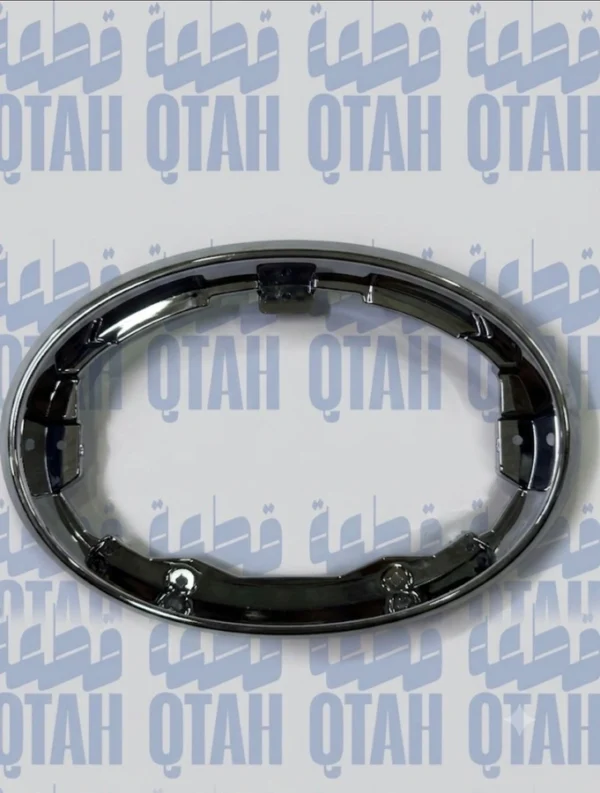 برواز قاعدة علامة شبك أمامي هايلوكس 2016 كروم - Toyota Hilux 2016 Front Grille Emblem Frame Chrome Base