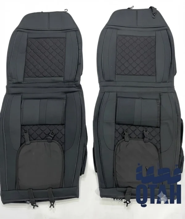 طقم تلبيسة المقعدين الأمامية للسيارة من موبكو (قطعتين) - MOB Front 2-Piece Car Seat Cover Kit