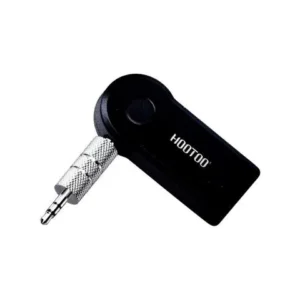 مستقبل ومحول صوت لاسلكي بلوتوث 5.0 من هوتو مع ميكروفون مدمج ومنفذ 3.5 ملم - HooToo Wireless Audio Receiver