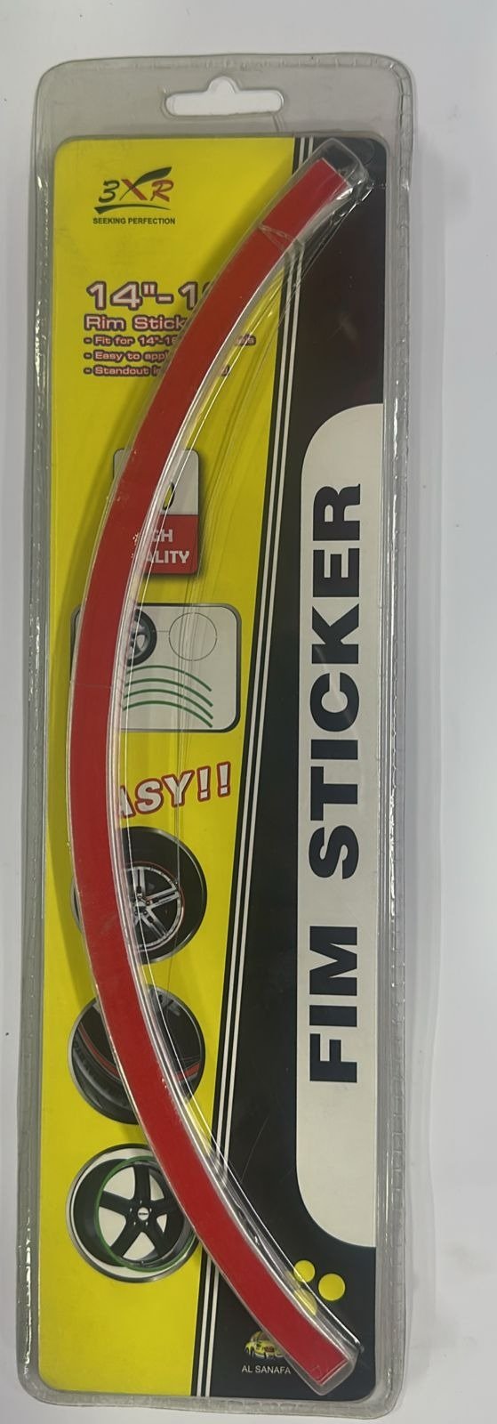 طقم ملصقات وتزيين حواف الجنوط للسيارات من 3XR / 3XR Car Rim Edge Sticker Se
