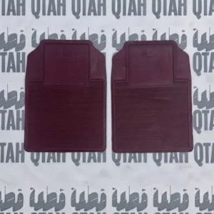 طقم فرشات أرضية ربل قطعتين لون أحمر بدون استكر لسيارات جمس وشفروليه