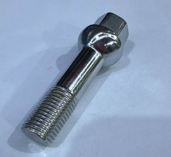مسمار جنوط مرسيدس بنز طويل برأس كروي نيكل - Long Mercedes-Benz Wheel Lug Bolt